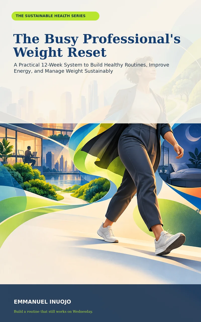 Front cover of The Busy Professional's Weight Reset by Emmanuel Inuojo