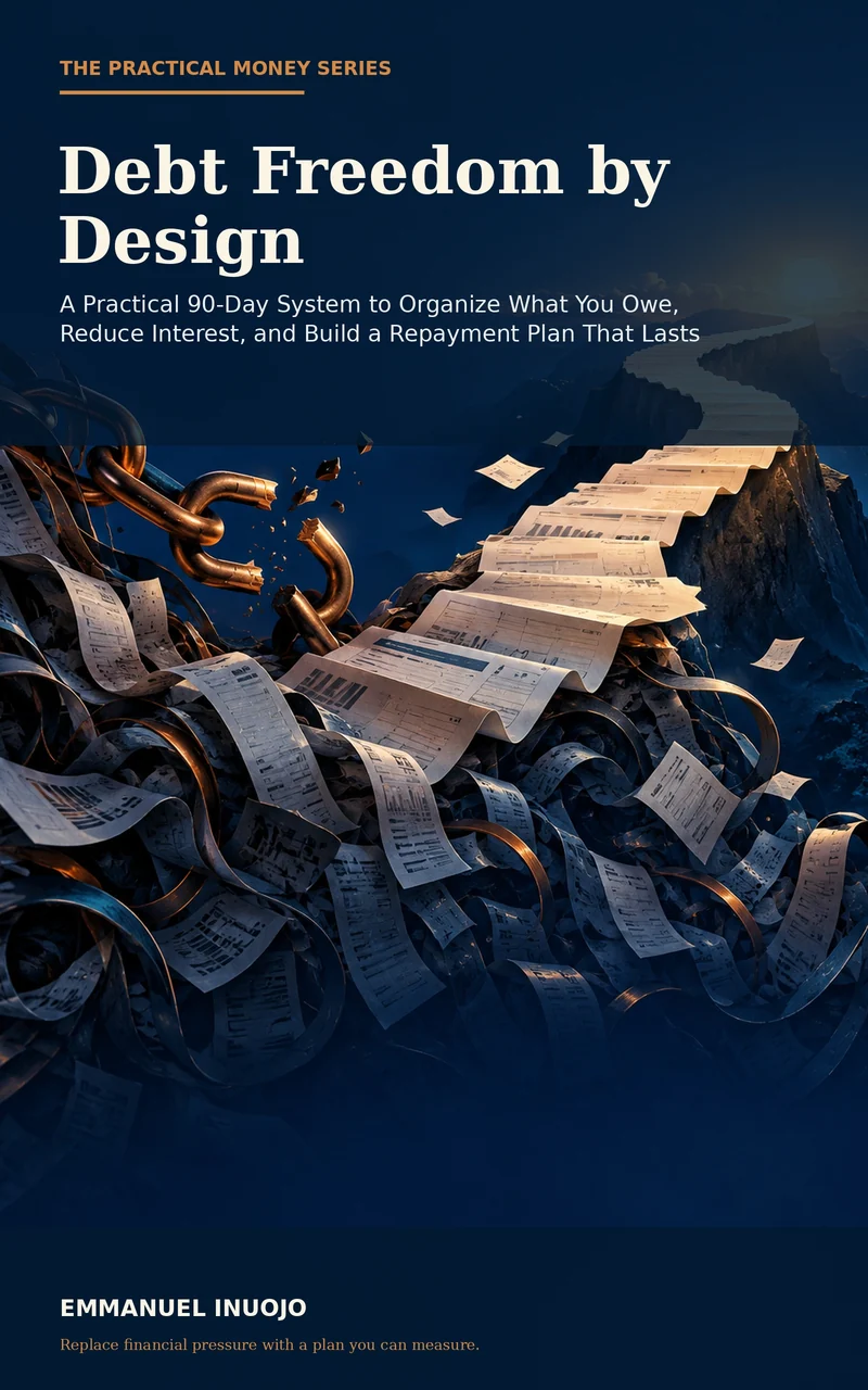 Front cover of Debt Freedom by Design by Emmanuel Inuojo